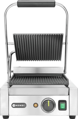 HENDI GRILL PANINI STRIAT 1800W, INVELIS CERAMIC