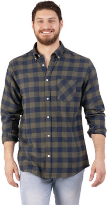 G.Q.C CAMASA B FLANEL CARO DIVERSE CULORI M 2XL