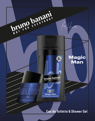 BRUNO BANANI MAGIC MAN APA DE TOALETA 30ML+GEL DUS 250ML