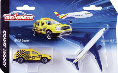 MAJORETTE SET MASINA DACIA SI AVION
