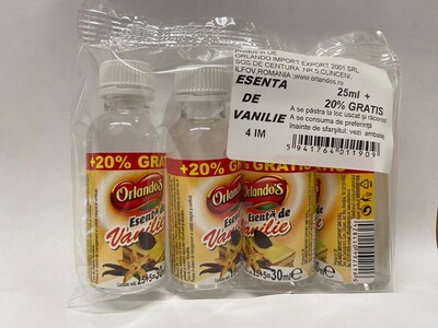ORLANDO ESENTA DE VANILIE 25ML +20% PACHET