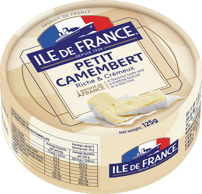 ILE DE FRANCE CAMEMBERT 125G