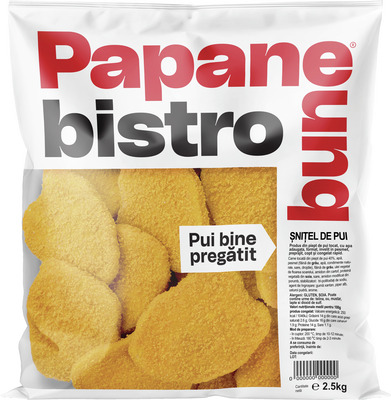 PAPANE BISTRO SNITEL DE PUI CU PESMET 2500 G PUNGA