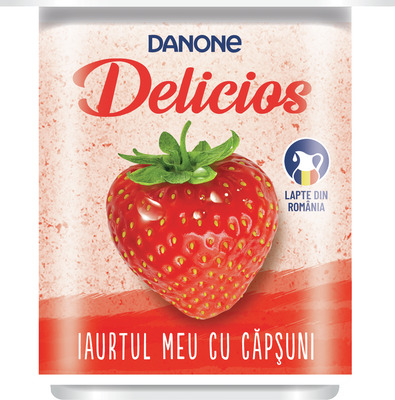 DANONE NUTRIDAY DELICIOS IAURT CAPSUNI 125G