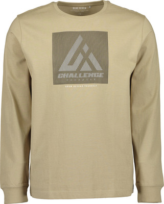 BLUE SEVEN SWEATSHIRT BARBATI BEJ CU IMPRIMEU M 3XL