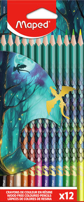 MAPED CREIOANE COLORATE DRAGON 12 CULORI