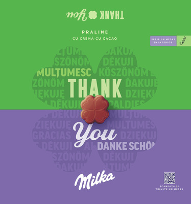 MILKA THANK YOU PRALINE CREMA CACAO 110G