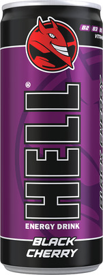 HELL BLACK CHERRY BAUT.ENERGIZ CU AROMA CIRESE NEG.0,25DZ SGR