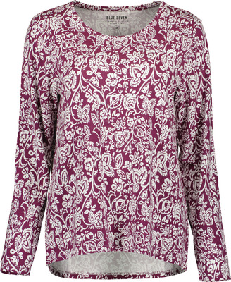 BLUE SEVEN BLUZA DAMA MAGENTA CU IMPRIMEU 38 48