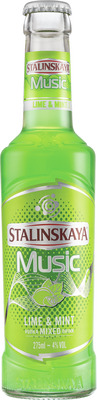 STALINSKAYA MUSIC COCKTAIL VODCA LIME&MINT 4% 0,275 SGR
