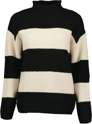BLUE SEVEN PULOVER DAMA NEGRU CU DUNGI TRICOTAT 38 46