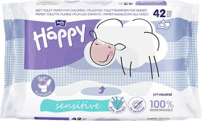 BELLA HAPPY HARTIE IGIENICA UMEDA SENSITIVE 42BUC