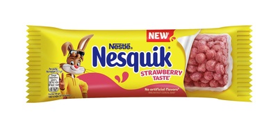 NESTLE NESQUIK BATON CEREALE CAPSUNI PENTRU MIC DEJUN 23,5G