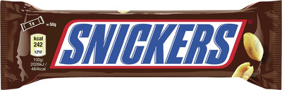 SNICKERS BATON CIOCOLATA CU LAPTE CU ARAHIDE PRAJ.50G