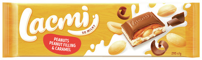 ROSHEN LACMI TABLETA CREMA ALUNE SI CARAMEL 295G