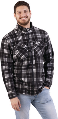 G.Q.C JACHETA FLEECE BARBATI CARO DIVERSE CULORI M 2XL