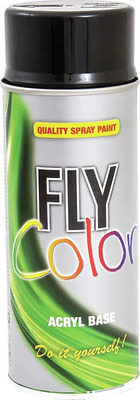 DUPLICOLOR FLY NEGRU MAT 400 ML