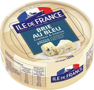 ILE DE FRANCE BRIE BLEU 125G