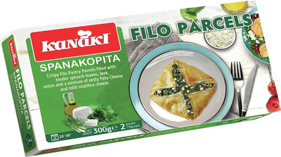 KANAKI PACHETELE CROCANTE CU SPANAC SI BRANZA FETA 300G