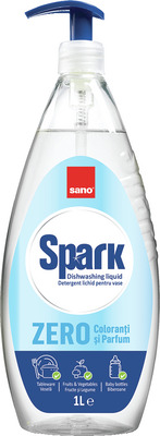 SANO SPARK ZERO DETERGENT VASE CU POMPITA 1L