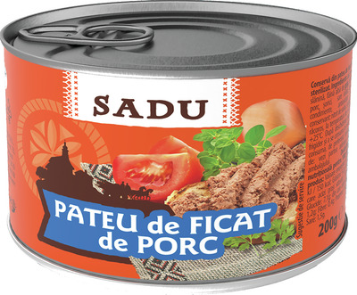 SADU PATEU FICAT DE PORC 200G