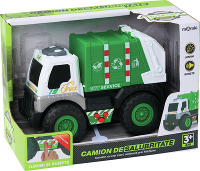 MOMKI CAMION SALUBRITATE CU LUMINI SI SUNETE