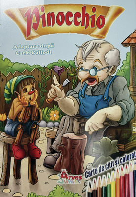 ARHI DESIGN CARTE DE COLORAT 16 FILE PINOCCHIO