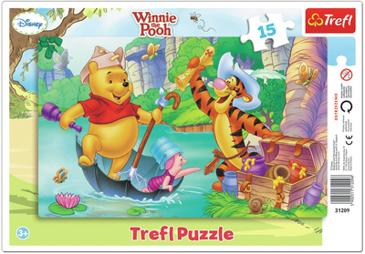 TREFL PUZZLE CU 15 PIESE DIVERSE MODELE (cu aplicatia Selgros)