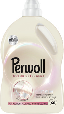 PERWOLL RENEW LIGHT COLOR DETERGENT LICHID 3L 60 SPALARI