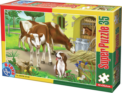 D TOYS PUZZLE 35 DE PIESE DIVERSE MODELE
