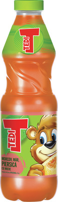 TEDI SUC DE MORCOVI MERE SI PIERSICI CU MIERE 0,9PET SGR