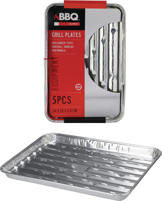 SET 5 FARFURII ALUMINIU PENTRU GRATAR 34*23CM