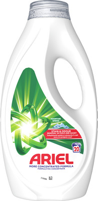 ARIEL MOUNTAIN SPRING DETERG. LICHID PT.RUFE 900ML 20 SPAL.