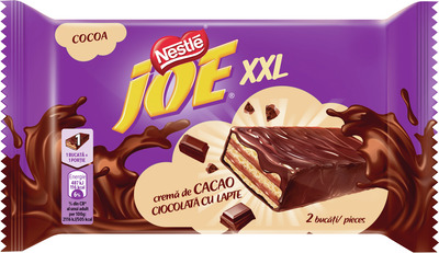 JOE XXL NAPOLITANE CU CREMA DE CACAO&CIOCOLATA CU LAPTE46G